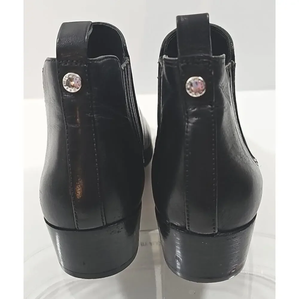Michael Kors ~Woman Size 6.5~ Black Leather Booties Pull-On.